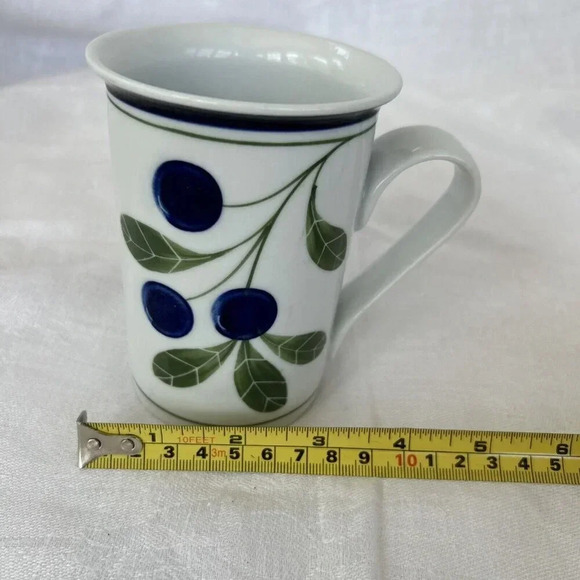 Dansk Berries Cup Coffee Tea Mug Blueberry Blueberries Pattern - Picture 10 of 10